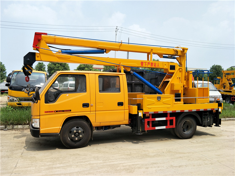 江鈴雙排12米藍(lán)牌高空作業(yè)車 江鈴雙排12米藍(lán)牌高空作業(yè)車圖片